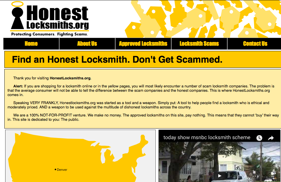 honest locksmith.org